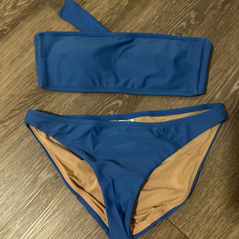 JCrew Strapless Bikini Bandeau and Bikini Bottom